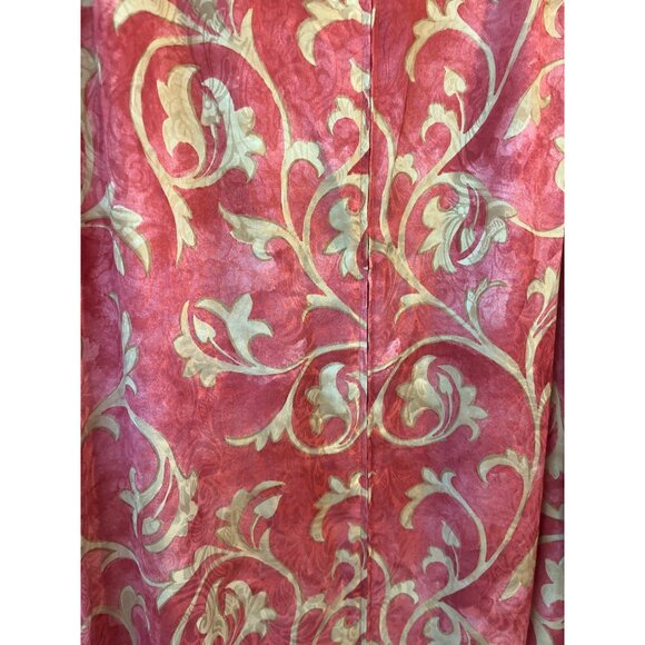 Mary McFadden Saks Fifth Avenue Vintage Velvet Floral Maxi Dress M - Picture 6 of 9